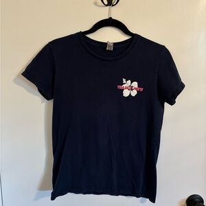 Women’s Cut Trader Joe’s Shirt-navy, size M.